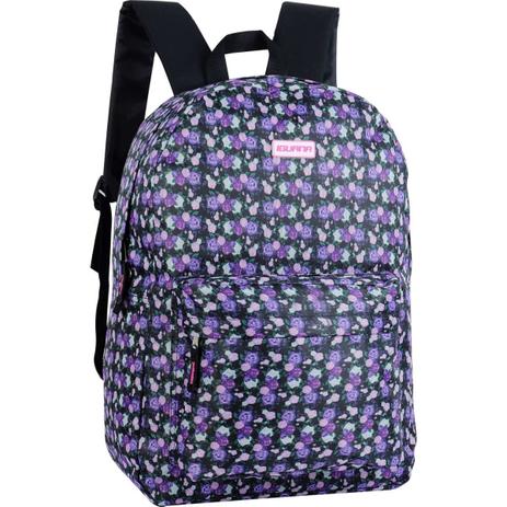 Mochila Escolar Iguana FLORAL1 43CM. - Sao paulo express Menor preço em Mochila Escolar Iguana FLORAL1 43CM. - Sao paulo express