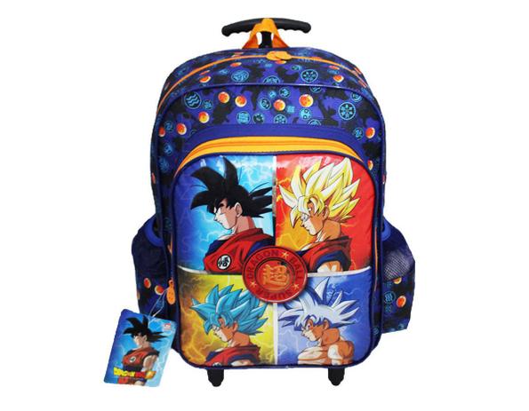 Mochila Escolar Infantil Com Rodinhas Dragon Ball Super - Clio Laranja -  Clio Style - Mochilas e Pastas - Magazine Luiza