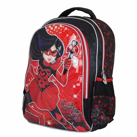 Mochila Escolar Infantil Little Lady Bug Lb8065j - Preta - Little bug Menor preço em Mochila Escolar Infantil Little Lady Bug Lb8065j - Preta - Little bug