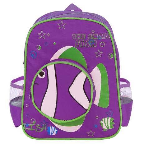 Mochila Escolar Infantil Peixinho - Lilás - Mj é ruim? Mochila Escolar Infantil Peixinho - Lilás - Mj é boa?