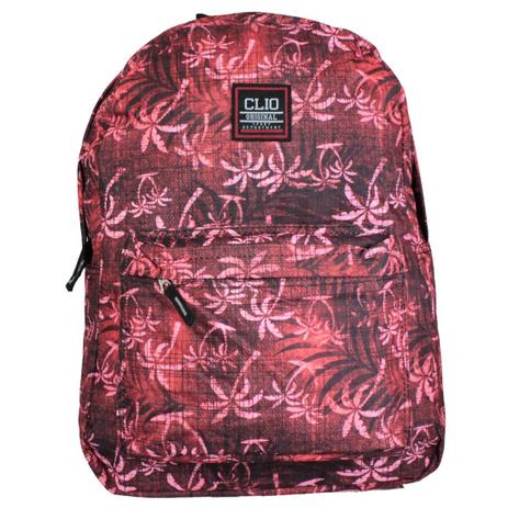 Mochila Escolar Juvenil Impermeável Unissex Coqueiro Surf Vermelho - Clio Menor preço em Mochila Escolar Juvenil Impermeável Unissex Coqueiro Surf Vermelho - Clio