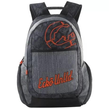 Mochila Escolar Juvenil Masculina Ecko Unltd Cinza - 30 é boa?
