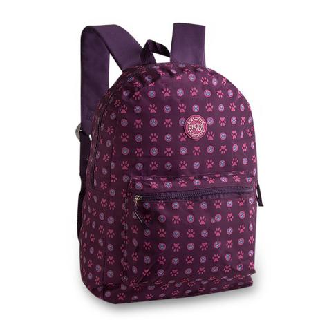 Mochila Escolar Juvenil Patinhas Lilás CR9002 Clio Menor preço em Mochila Escolar Juvenil Patinhas Lilás CR9002 Clio