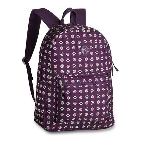 Mochila Escolar Juvenil Patinhas Roxa CR9002 Clio Menor preço em Mochila Escolar Juvenil Patinhas Roxa CR9002 Clio