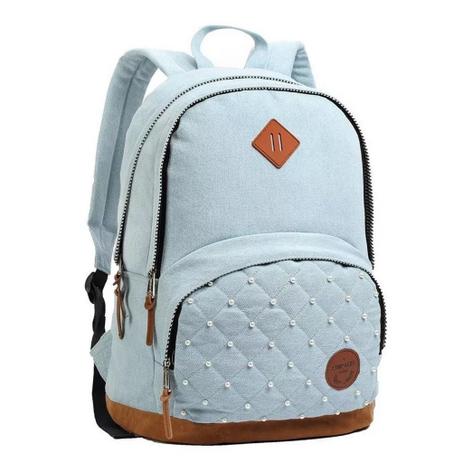 Mochila Escolar Juvenil Resistente Feminina Jeans Alça De Costas Reforçada Menina Seanite Menor preço em Mochila Escolar Juvenil Resistente Feminina Jeans Alça De Costas Reforçada Menina Seanite