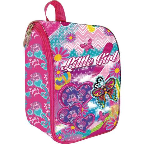 Mochila Escolar Little GIRL Moch+lancheira - Kit Menor preço em Mochila Escolar Little GIRL Moch+lancheira - Kit