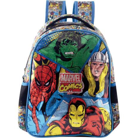 Mochila Escolar Marvel Heroes Comics Panels GR - Xeryus Menor preço em Mochila Escolar Marvel Heroes Comics Panels GR - Xeryus