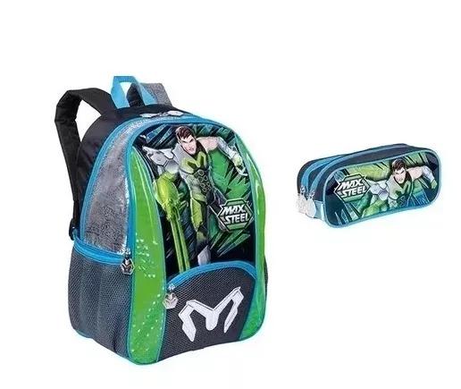 Mochila Escolar Max Steel Costas G 18y Sestini 2018 + Estojo Menor preço em Mochila Escolar Max Steel Costas G 18y Sestini 2018 + Estojo