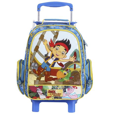 Menor preço em Mochila escolar média com rodas 60257/16 - Jake e os Piratas - Dermiwil - Dermiwil industria plastica ltda