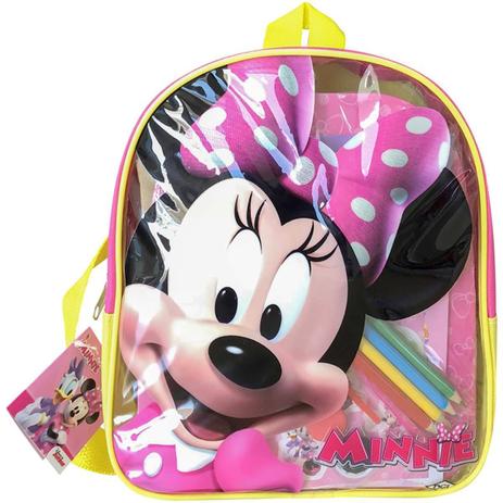 Menor preço em Mochila Escolar Minnie C/LIVROS+ACESSORIOS - Dcl