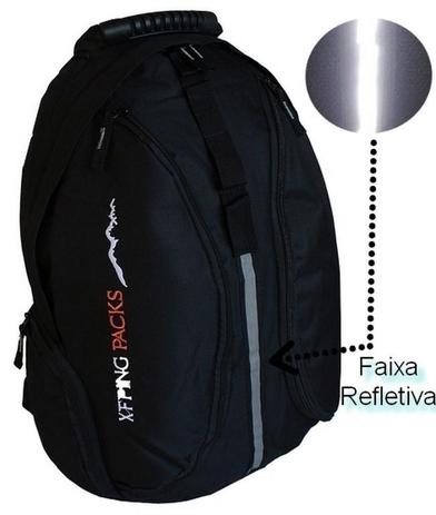 Mochila Escolar Moto Ciclista Sport Preta Refletiva Masculina Unissex 18L - - Menor preço em Mochila Escolar Moto Ciclista Sport Preta Refletiva Masculina Unissex 18L - -