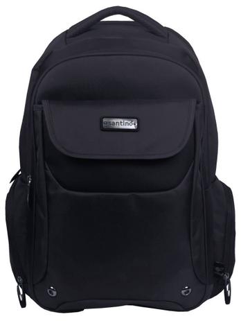 Mochila Escolar Notebook 15.6 Tablet Impermeável Juvenil Reforçada Preta Santino Pol Pre Original Santino Menor preço em Mochila Escolar Notebook 15.6 Tablet Impermeável Juvenil Reforçada Preta Santino Pol Pre Original Santino