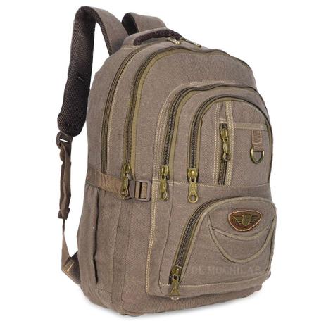 Mochila Escolar Notebook Masculina Feminina Reforçada Em Lona - KVN Menor preço em Mochila Escolar Notebook Masculina Feminina Reforçada Em Lona - KVN