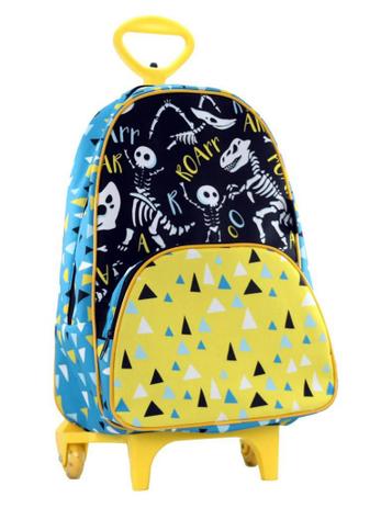 Mochila Escolar Ó Design com Rodinhas Dino Menor preço em Mochila Escolar Ó Design com Rodinhas Dino