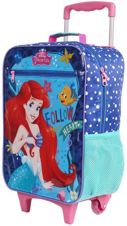 Mochila Escolar Pequena Sereia Carrinho Infantil Rodinhas Menina Fundo Do Mar Resistente Dermiwil Menor preço em Mochila Escolar Pequena Sereia Carrinho Infantil Rodinhas Menina Fundo Do Mar Resistente Dermiwil