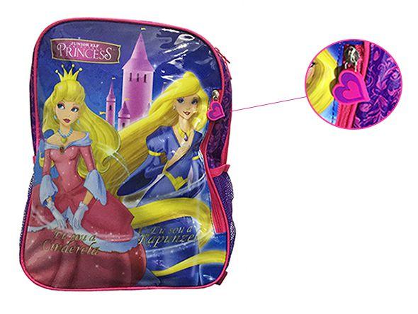 Mochila Escolar Princess Infantil para Crianca (EI31004PR / IS31001PR) - Luxcel Menor preço em Mochila Escolar Princess Infantil para Crianca (EI31004PR / IS31001PR) - Luxcel