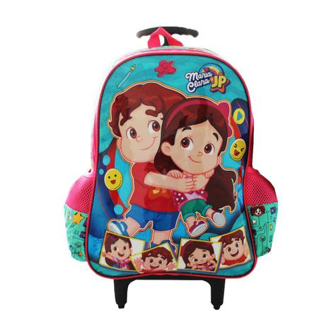 Mochila Escolar Rodinhas Maria Clara & Jp Youtubers Clio - Clio Style Menor preço em Mochila Escolar Rodinhas Maria Clara & Jp Youtubers Clio - Clio Style