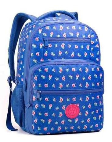 Mochila Escolar Seanite Azul Florida MJ14020 Menor preço em Mochila Escolar Seanite Azul Florida MJ14020