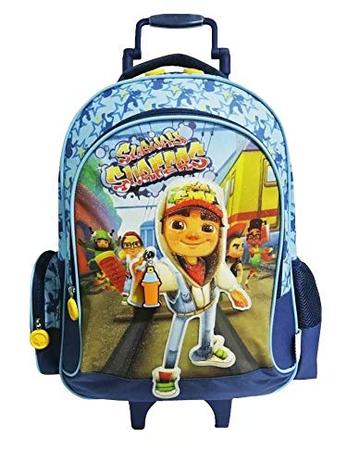Mochila Escolar Subway Surfers de Rodinhas G - Sanya Menor preço em Mochila Escolar Subway Surfers de Rodinhas G - Sanya