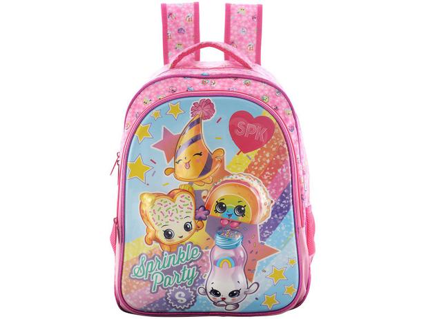 Mochila Escolar Tam. M Xeryus - Shopkins Sprinkle Party