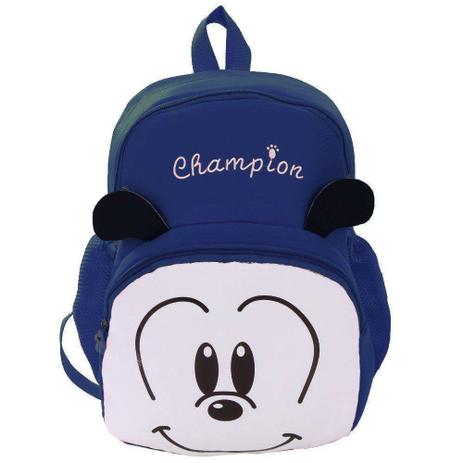 Mochila Escolar Têxtil Infantil Personagens-Urso azul - Mj Menor preço em Mochila Escolar Têxtil Infantil Personagens-Urso azul - Mj
