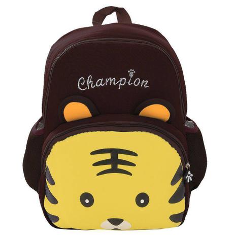 Mochila Escolar Têxtil Personagens Infantil-TIGRE CAFÉ - Mj Menor preço em Mochila Escolar Têxtil Personagens Infantil-TIGRE CAFÉ - Mj