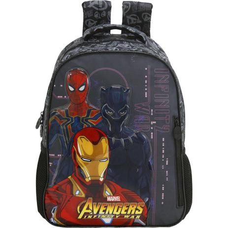 Mochila Escolar Vingadores 16 First Strike 7472 Xeryus Menor preço em Mochila Escolar Vingadores 16 First Strike 7472 Xeryus
