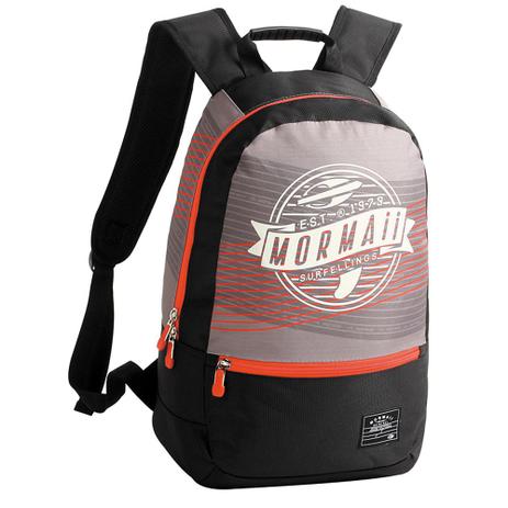 Mochila esportiva poliéster red stripes mormaii 20 litros preto Menor preço em Mochila esportiva poliéster red stripes mormaii 20 litros preto