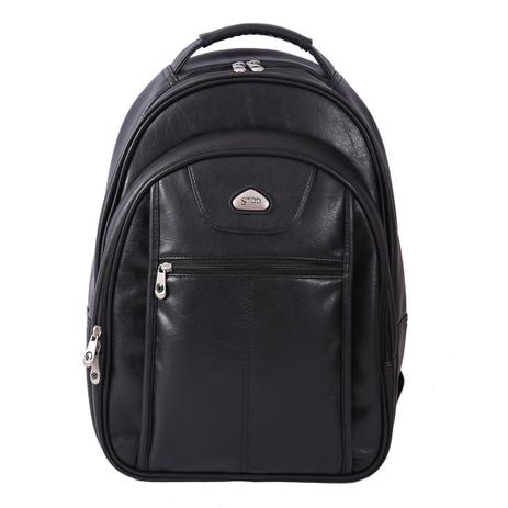 Mochila Executiva de Costas em PVC Impermeável Preta P/ Viagem, Trabalho,  Faculdade e Notebook 15,6” - Padrão Bagagem de Colo Anac - Stod - Bolsas e  Mochilas para Notebook - Magazine Luiza