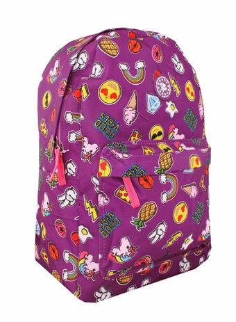 Mochila Feminina Escolar Emoji Unicórnio C/ Patches Mf8108 - Clio style é boa?