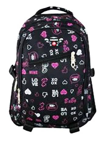 Mochila Feminina Preta Love Juvenil Notebook Faculdade Coração - Grande - Preta - Outras marcas é boa?
