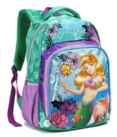 Mochila Feminina Sereia Nicole - Seanite Infantil - Mochilas - Magazine  Luiza