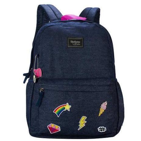 Mochila Feminina Up4you Maisa Jeans Azul Ms45599UP-AZ - Material Escolar - Magazine  Luiza
