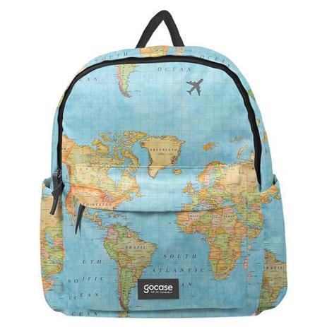 Mochila fun - mapa mundi gocase - Mochilas - Magazine Luiza
