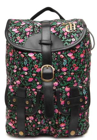 Mochila G 2 Bolsos DMW Capricho Liberty V 48914 Floral Preta Menor preço em Mochila G 2 Bolsos DMW Capricho Liberty V 48914 Floral Preta