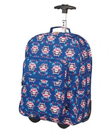 Mochila G Rodinha Paul Frank Azul 075543 - Sestini Menor preço em Mochila G Rodinha Paul Frank Azul 075543 - Sestini
