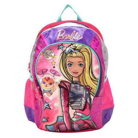 Mochila Grande Barbie Aventura Nas Estrelas - Sestini 64738 Menor preço em Mochila Grande Barbie Aventura Nas Estrelas - Sestini 64738