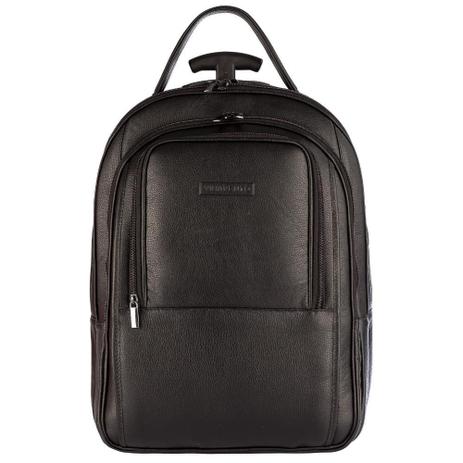 Mochila grande com carrinho em couro preta Masculino - Vira Vento - Mochilas  e Pastas - Magazine Luiza