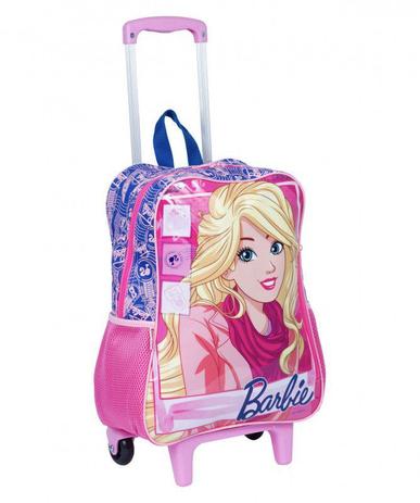 Mochila Grande de Rodinha Barbie - Sestini Menor preço em Mochila Grande de Rodinha Barbie - Sestini
