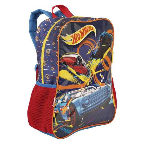 Mochila Grande Hot Wheels 19m - Sestini Menor preço em Mochila Grande Hot Wheels 19m - Sestini