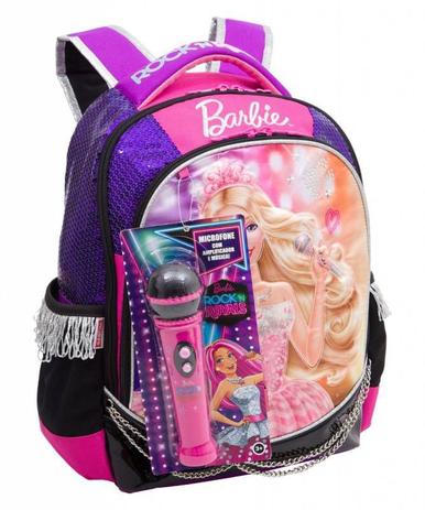 Mochila Grande Rockn Royals Barbie - Sestini 64345 Menor preço em Mochila Grande Rockn Royals Barbie - Sestini 64345