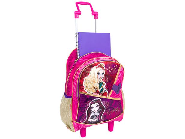 Mochila Infantil com Rodinhas Sestini - Ever After High