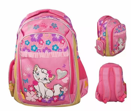 Mochila Infantil costas Escolar Feminina modelo Gatinha - Vozz Menor preço em Mochila Infantil costas Escolar Feminina modelo Gatinha - Vozz