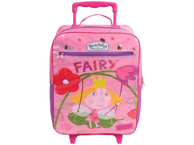 Mochila Infantil Escolar Feminina - Ben Hollys Little Kingdom de Rodinha Tam. G Menor preço em Mochila Infantil Escolar Feminina - Ben Hollys Little Kingdom de Rodinha Tam. G