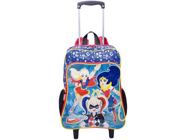 Mochila Infantil Escolar Feminina de Rodinha - Tam. G Sestini 19M Plus DC Super Hero Girls Menor preço em Mochila Infantil Escolar Feminina de Rodinha - Tam. G Sestini 19M Plus DC Super Hero Girls