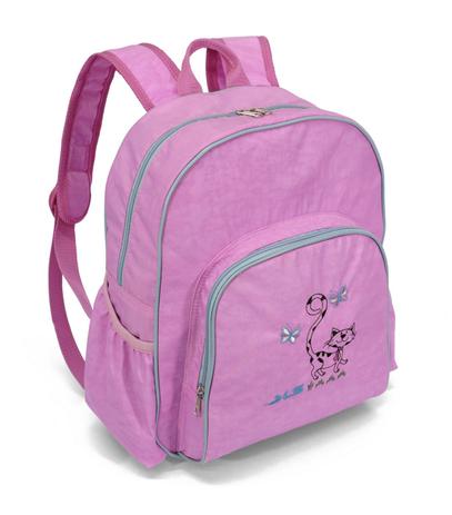 Mochila Infantil Feminina 4 divisões LS MO3147 gatinho bordado - Ls bolsas Menor preço em Mochila Infantil Feminina 4 divisões LS MO3147 gatinho bordado - Ls bolsas