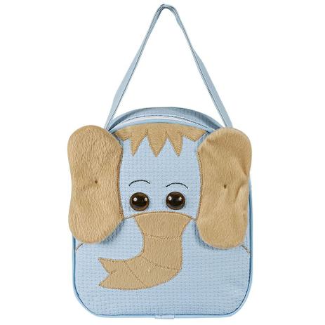Mochila Infantil Lancheira de Mão Elefante Azul P - Sônia enxovais Menor preço em Mochila Infantil Lancheira de Mão Elefante Azul P - Sônia enxovais