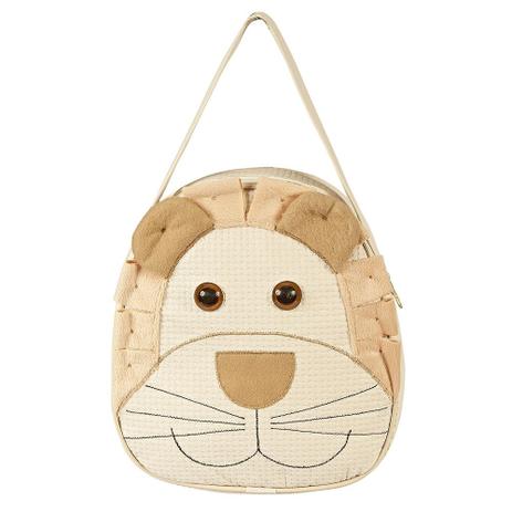 Mochila Infantil Lancheira de Mão Leão P - Sônia enxovais Menor preço em Mochila Infantil Lancheira de Mão Leão P - Sônia enxovais
