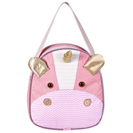 Mochila Infantil Lancheira de Mão Unicórnio Rosa P - Sônia enxovais é boa?