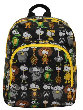 Menor preço em Mochila Infantil Masculina 2 divisões LS MO4137 estampa animais - Ls bolsas